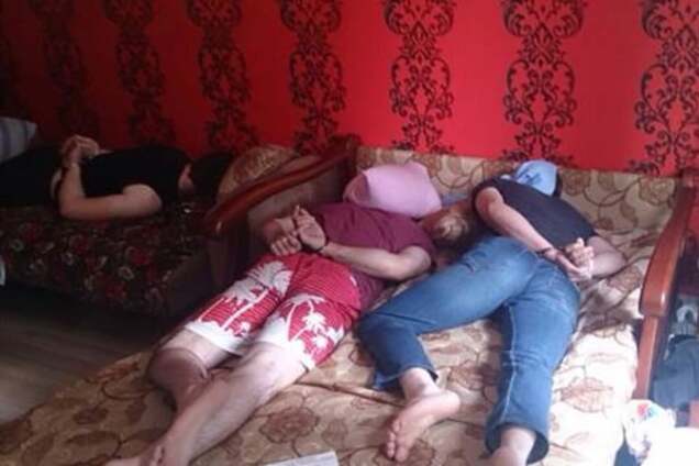 У Києві спецназ СБУ затримав п'ятьох росіян-терористів: фотофакт