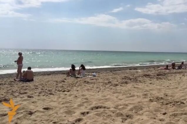 Безработные на пляжах: опубликовано видео из Евпатории