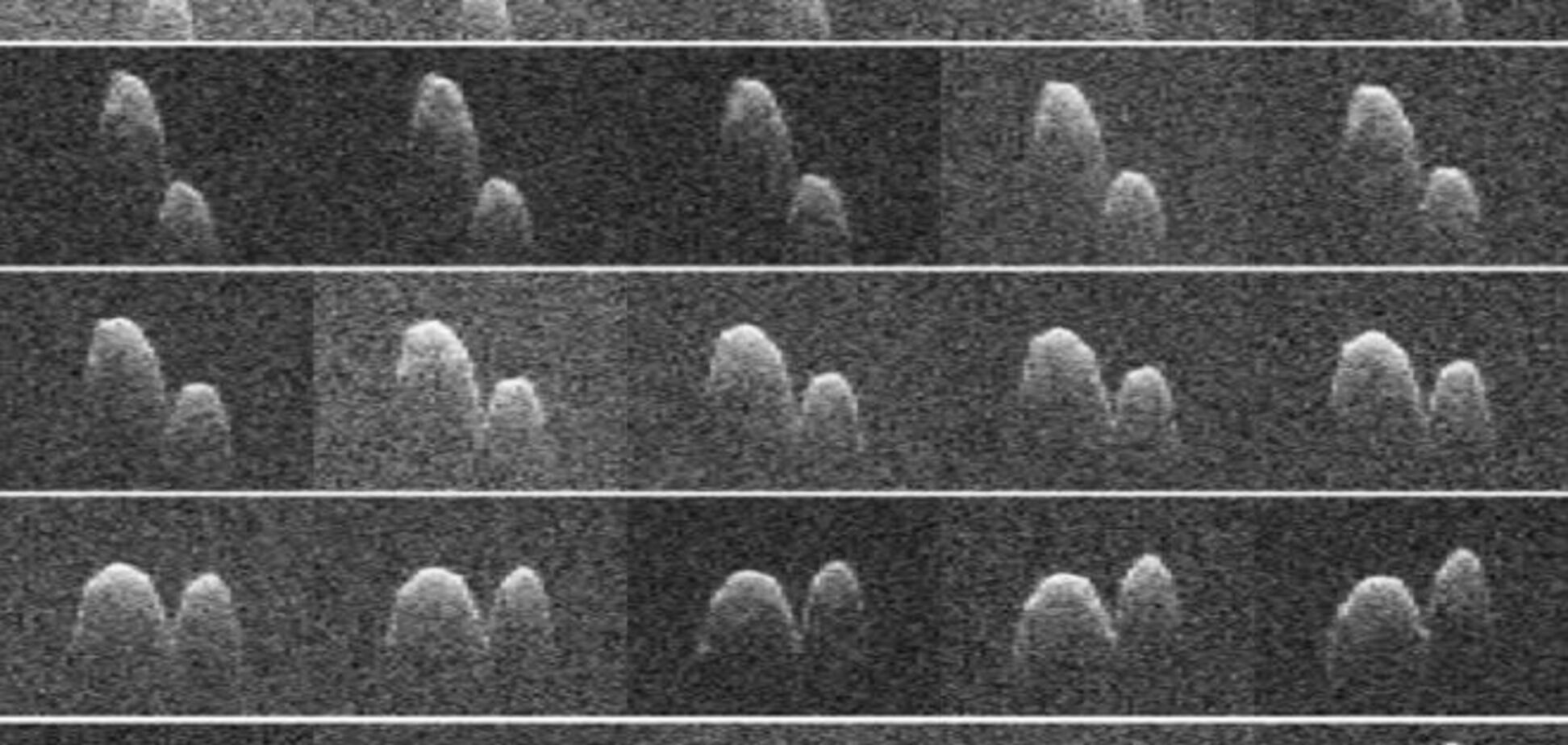 NASA показало полет 'слипшегося' астероида: опубликованы фото и видео