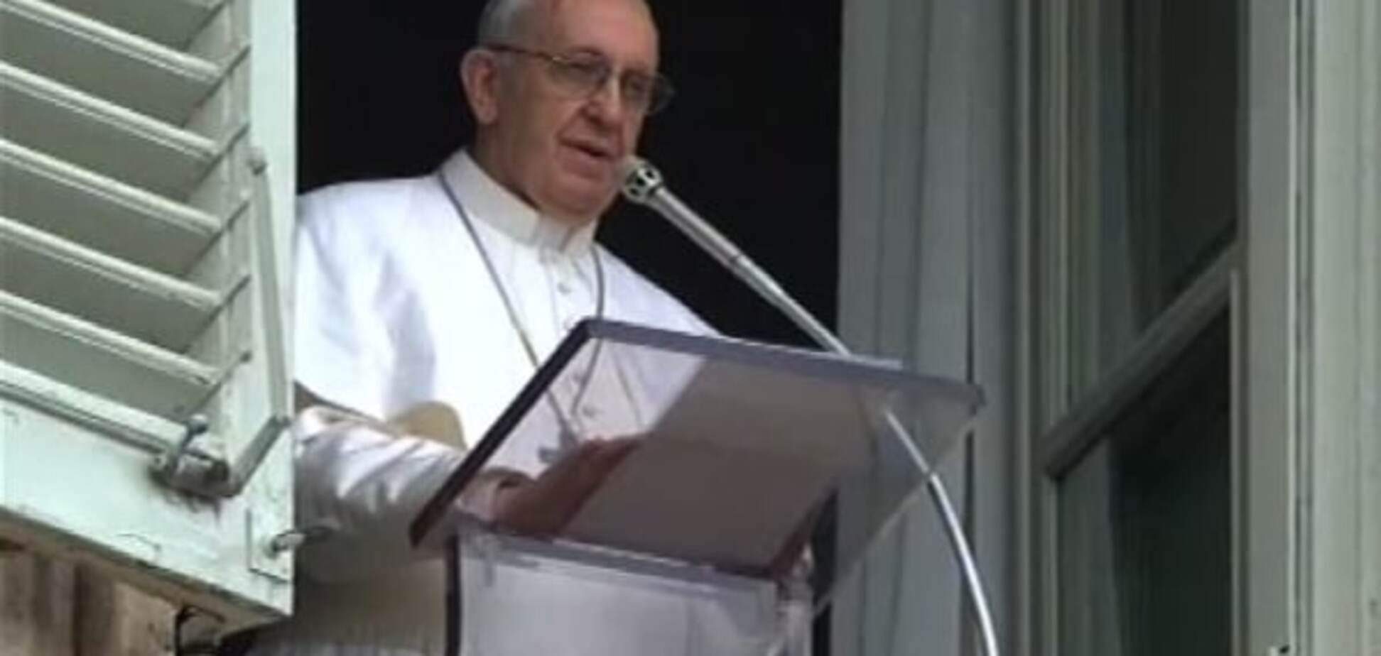 Папа Франциск отреагировал на активизацию террористов на Донбассе