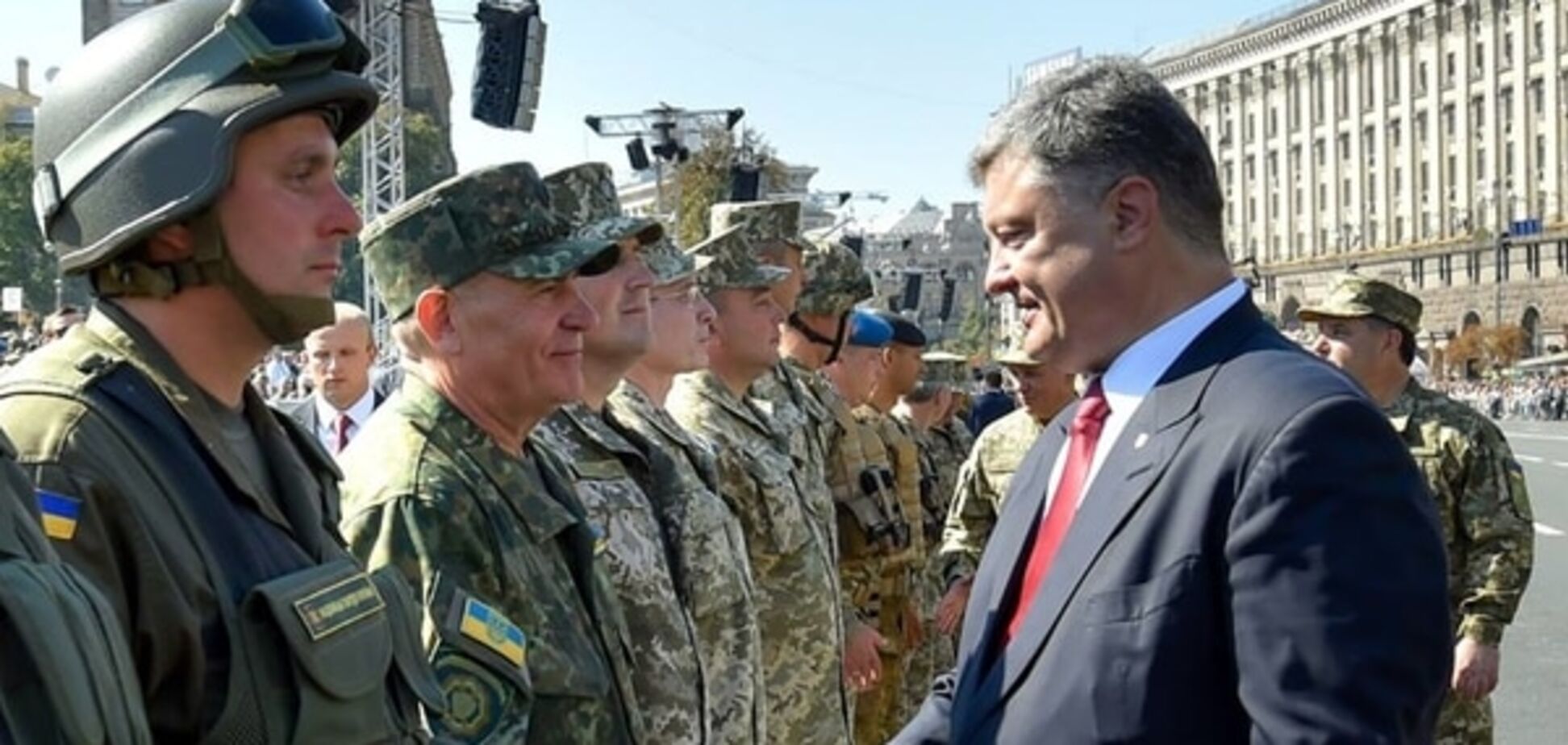 'Хто за що, а ми – за незалежність': о чем говорил Порошенко на Майдане. Речь президента