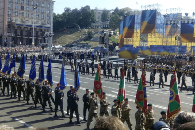 Парад Независимости: как прошел военный марш в центре Киева. Фоторепортаж