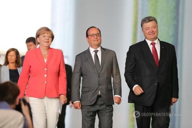 В Берлине прошли переговоры Порошенко, Меркель и Олланда: первые итоги