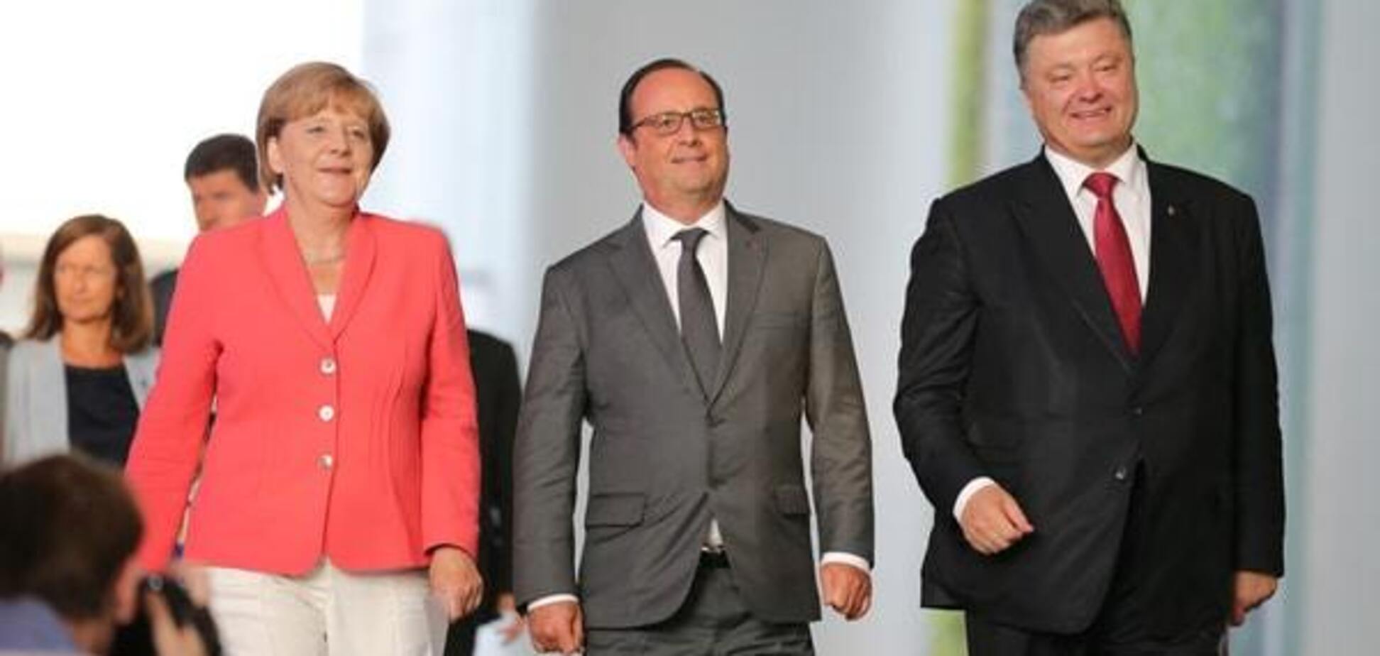 В Берлине прошли переговоры Порошенко, Меркель и Олланда: первые итоги