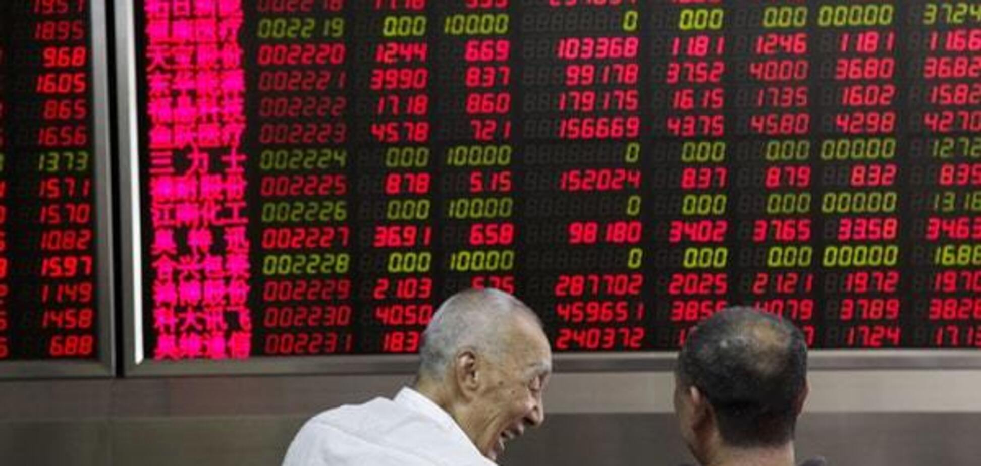Китай обвалил рынок акций на 3000 пунктов
