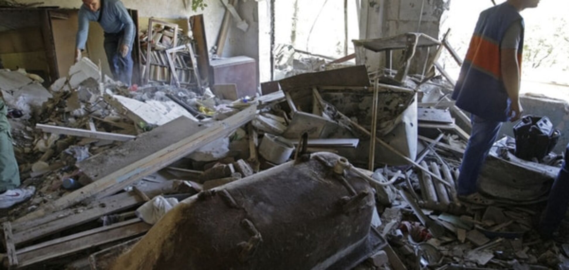 Терористи застосували тактику 'випаленої землі' у Красногорівці