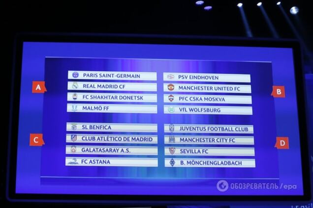 Болельщикам на заметку: расписание 'Динамо' и 'Шахтера' в Лиге чемпионов