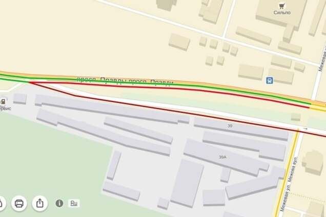 В Киеве из-за масштабной аварии остановился проспект Правды