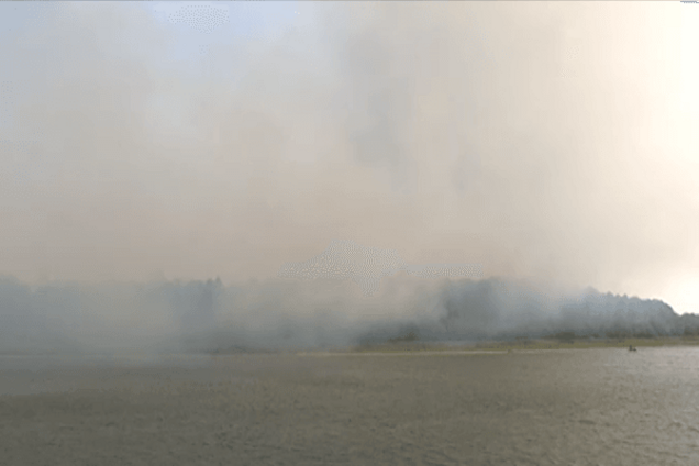 Пожары охватили Киевщину: огонь перекинулся на Вышгородский район