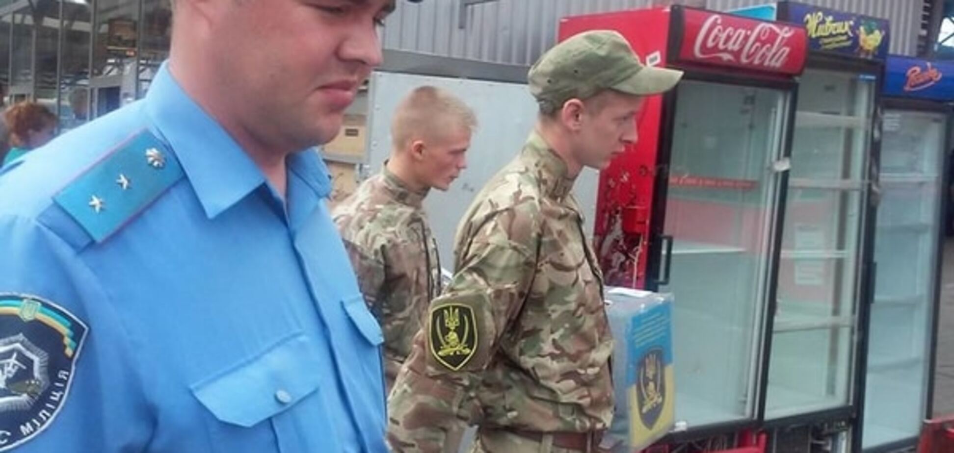 На вокзале Киева боец АТО задержал псевдоколлег: милиция 'быкует'