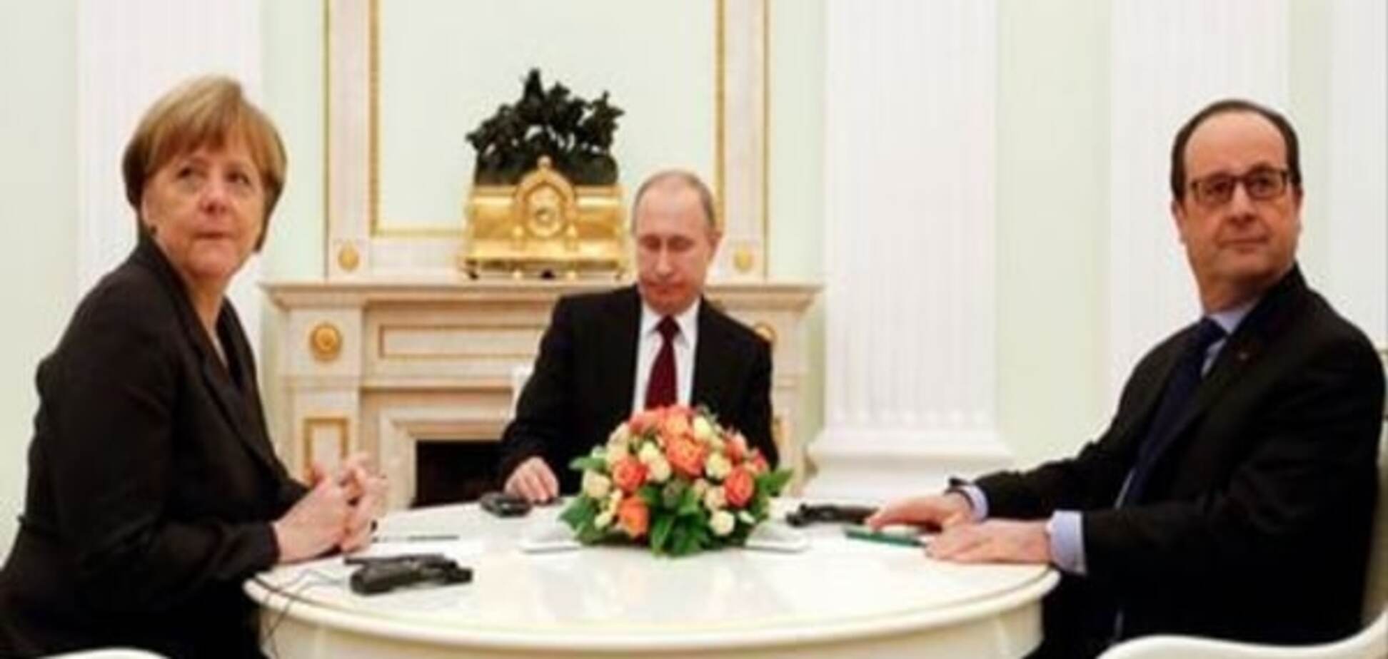 Меркель та Олланд поговорили з Путіним про Донбас