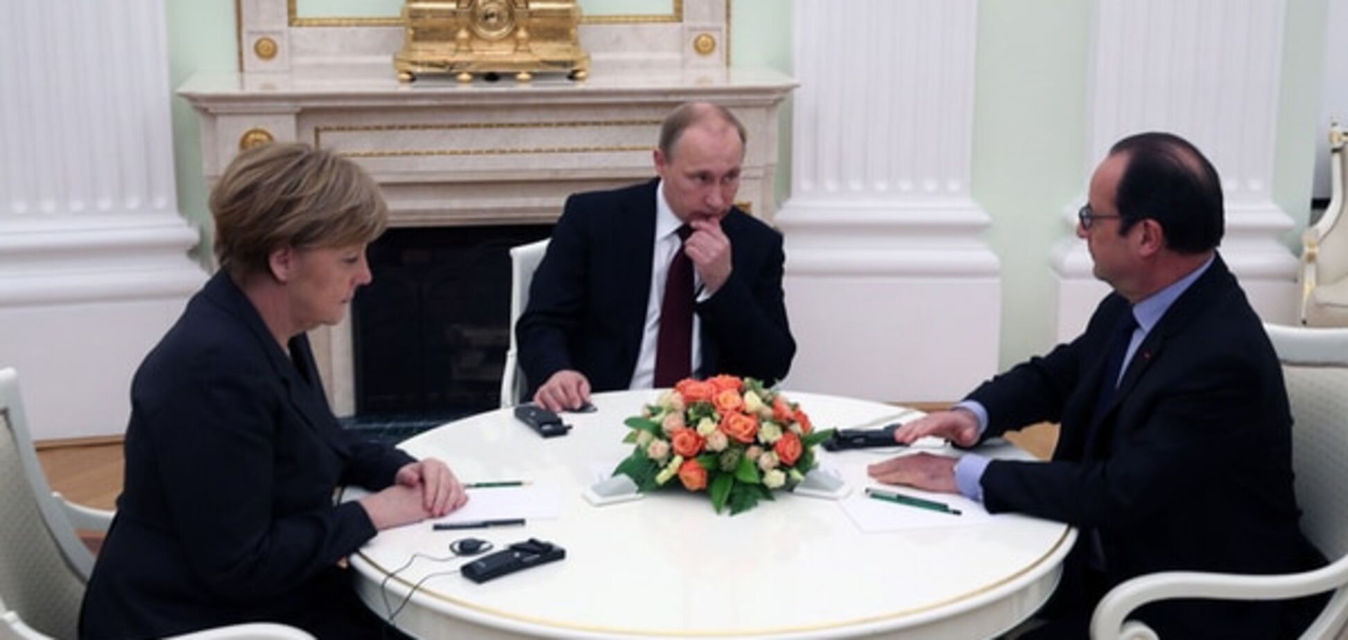 Меркель, Олланд и Путин провели переговоры по Украине