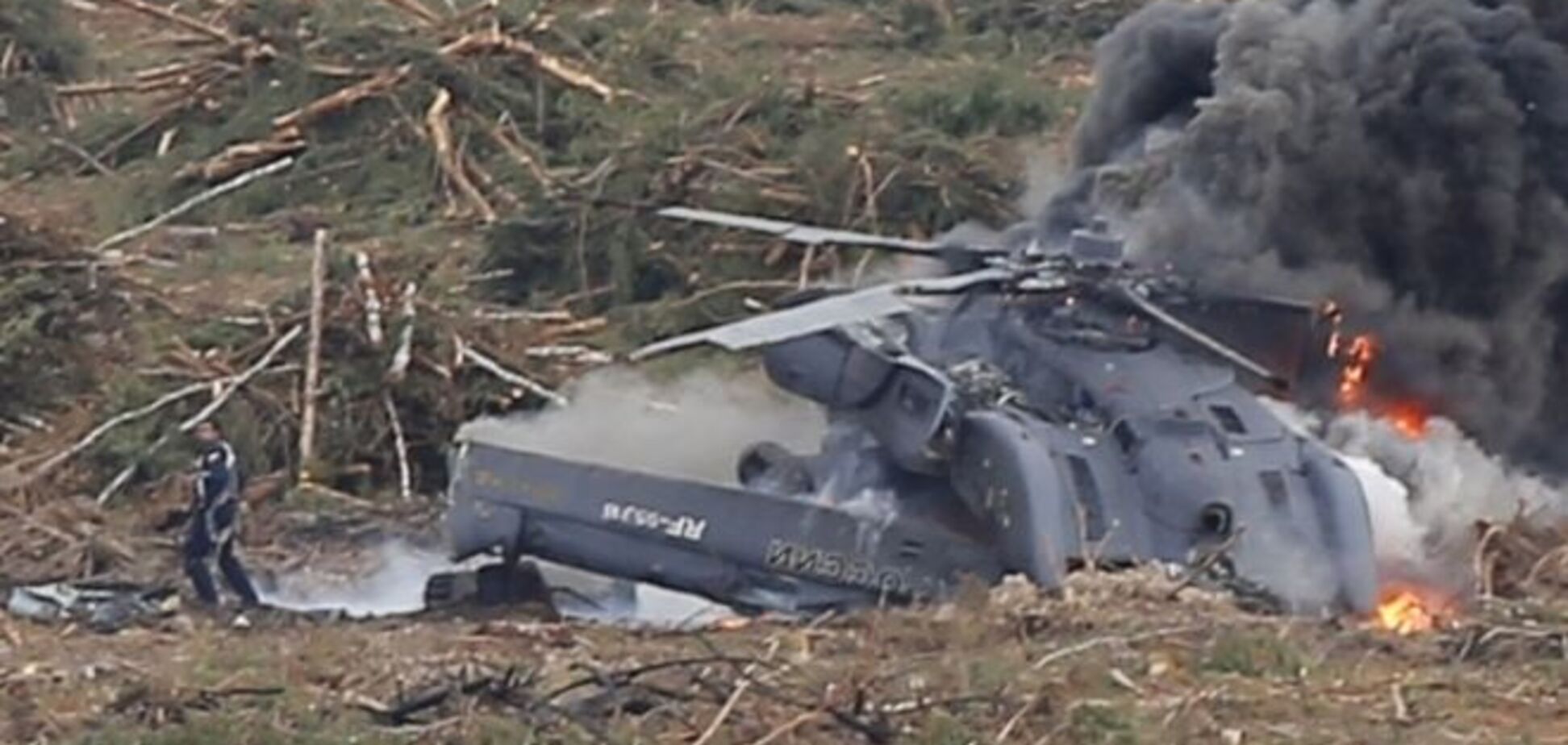 Росія заборонила польоти бойових вертольотів після катастрофи Мі-28 на авіашоу