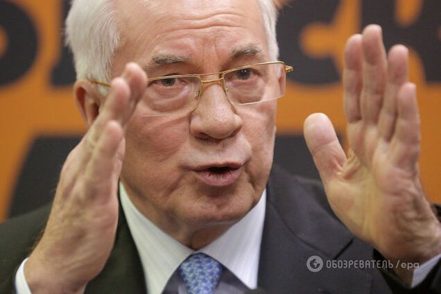 Азаров отшутился, на чьи деньги будет спасать Украину