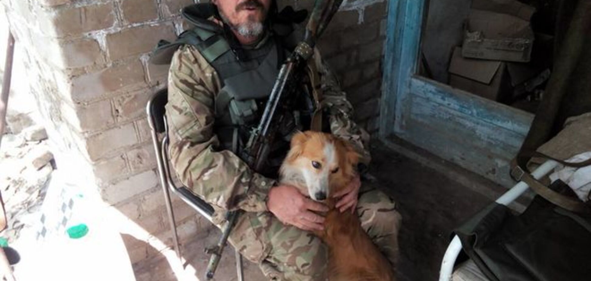 Бойцы АТО рассказали о псе-пожарном, предсказывающем обстрелы