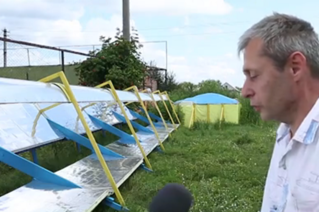 Українець створив просту і дешеву сонячну станцію