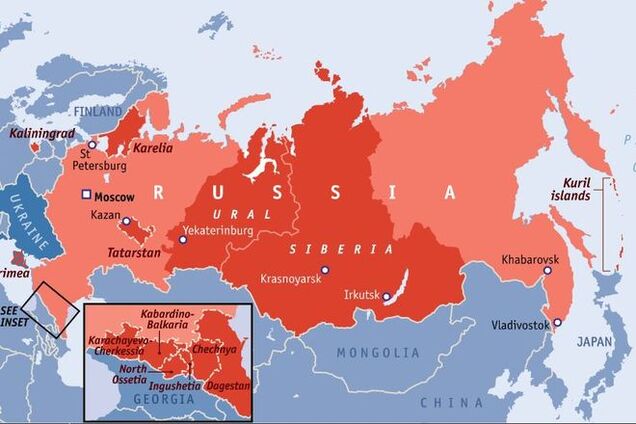 The Economist: Путин разбудил силы разрушения и хаоса, Россию ждет распад