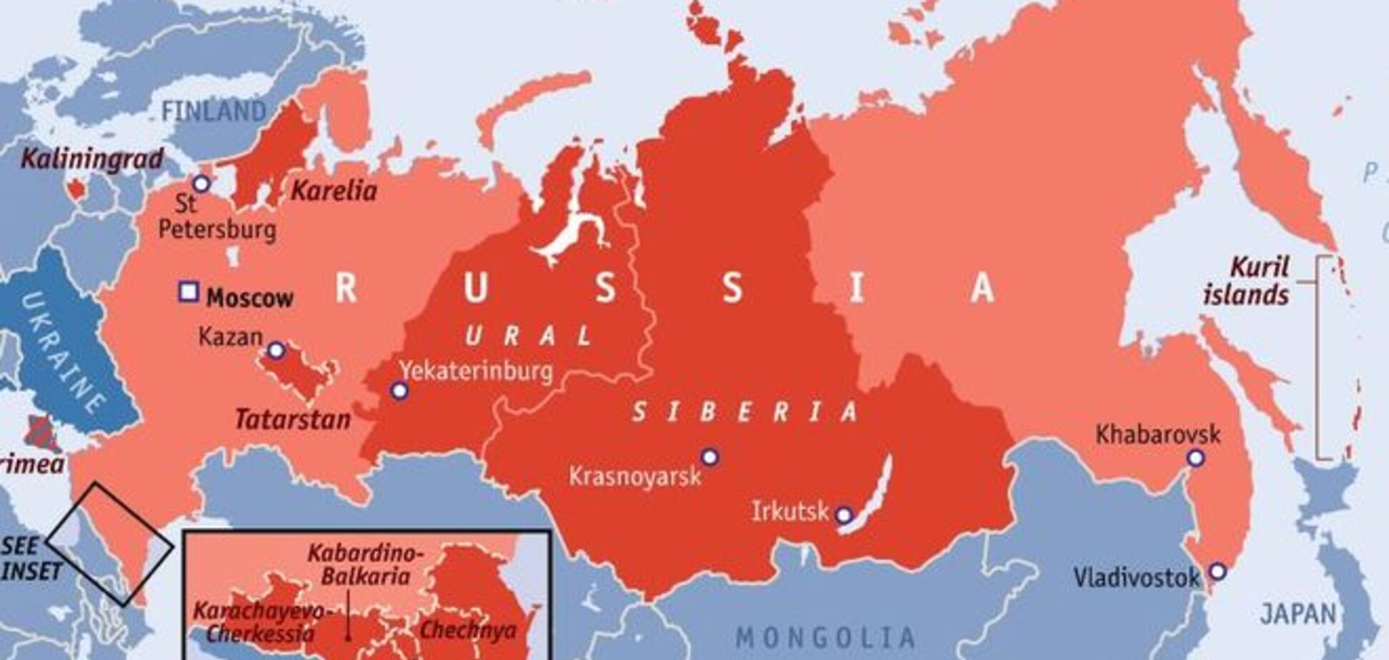 The Economist: Путін розбудив сили руйнації Й хаосу, Росію чекає розпад
