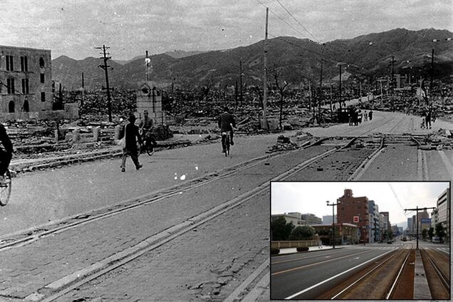 Восставшие из ядерной пыли: Хиросима и Нагасаки тогда и сегодня. Сравнительные снимки