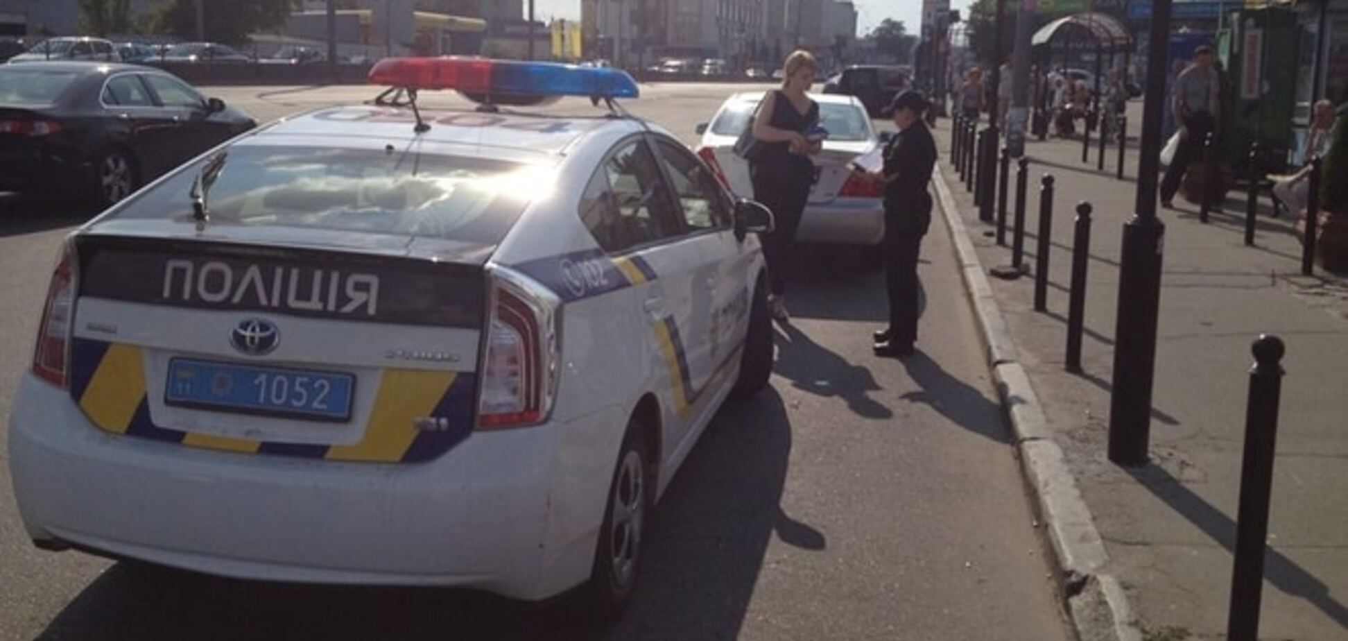 В Киеве 'героиня парковки' стала жертвой нового закона про полицию