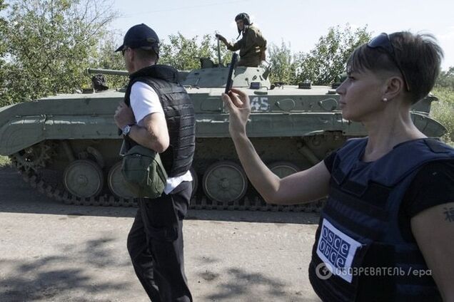 ОБСЕ заявляет, что видела и даже говорила с российскими военными на Донбассе