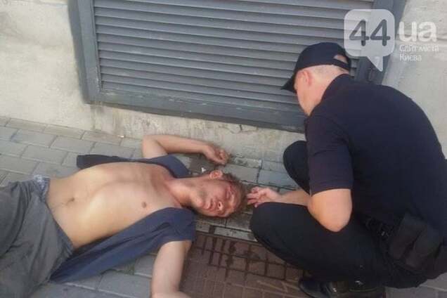 В киевском супермаркете избили вора