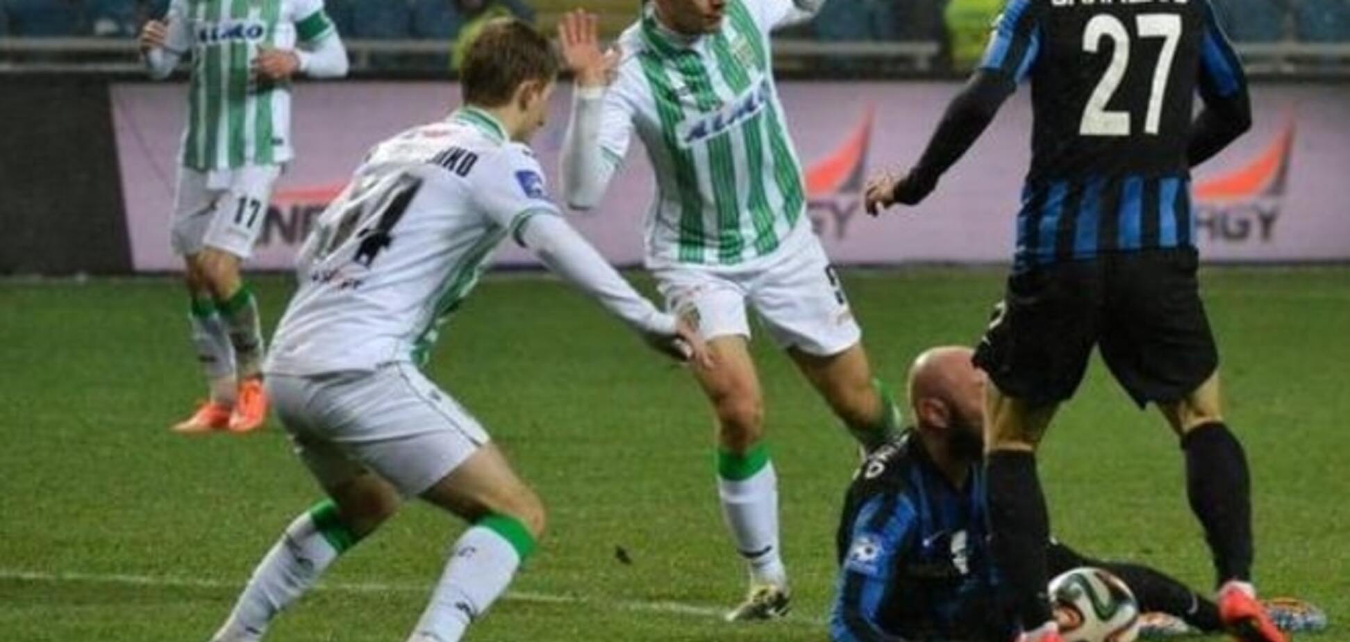 'Карпаты' разгромили 'Черноморец' в чемпионате Украины