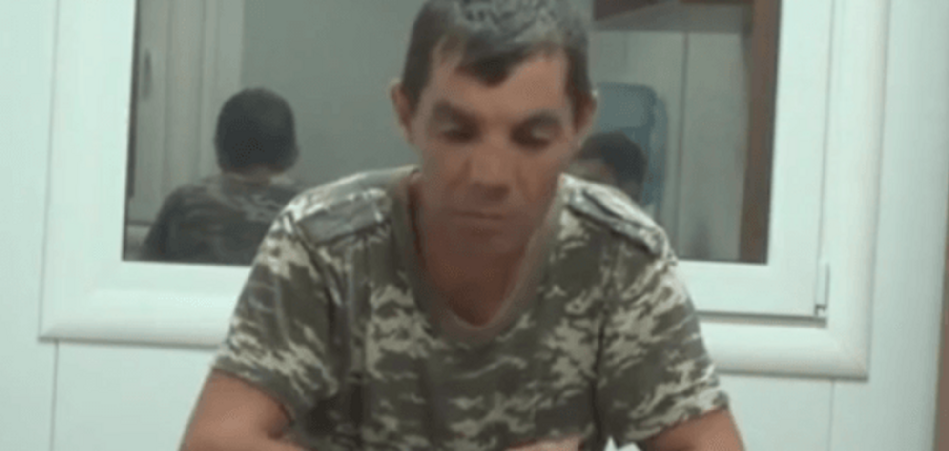 В сети появилось видео допроса задержанного в Крыму 'украинского' военного