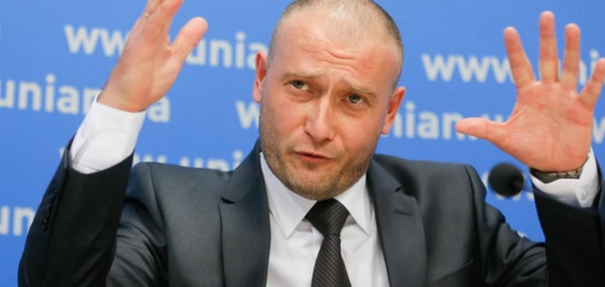 Ярош предупредил Порошенко о 'больших потрясениях'