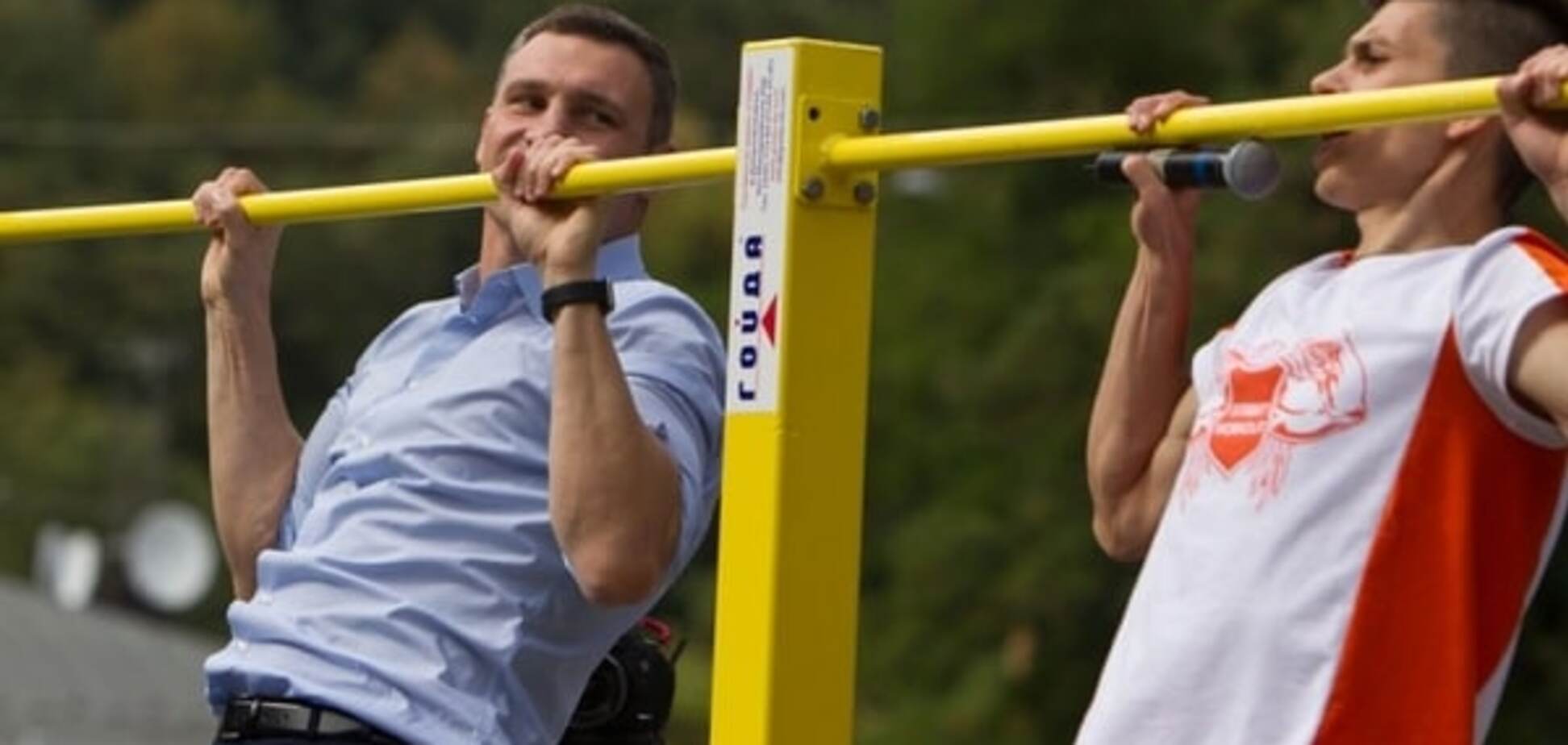 Кличко поздравил участников Чемпионата Украины по стрит воркауту