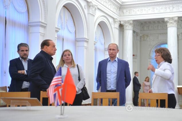 МИД Литвы назвал жалким поступком визит Берлускони в Крым