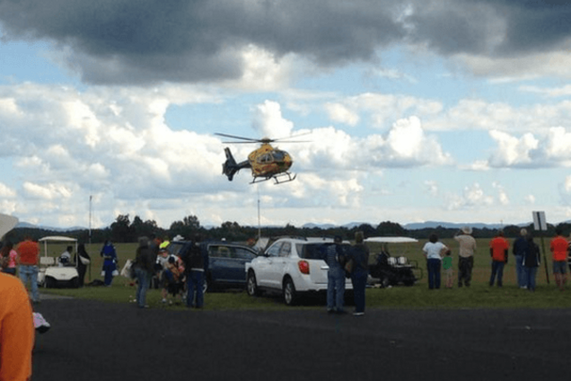 В США во время авиашоу рухнул самолет: фотофакт