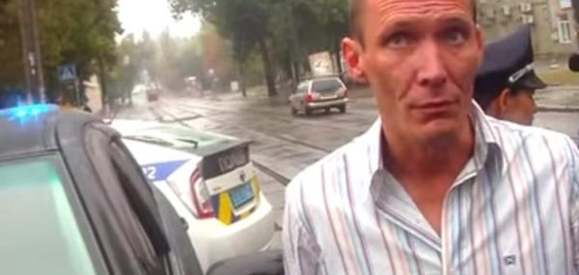 В Киеве полиция поймала пьяного водителя Lexus, который сбил женщину