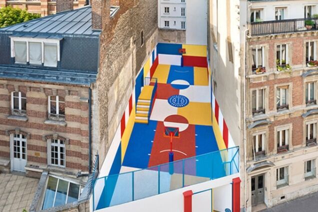 У Парижі створили баскетбольний майданчик-шедевр