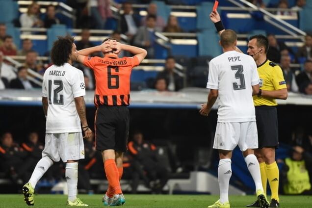 Полузащитник 'Шахтера' об игре с 'Реалом': судья обкакался до матча