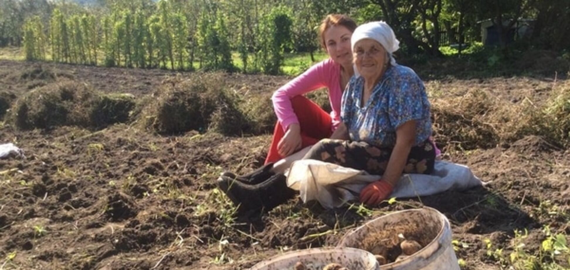 Политики пошли в огород: картошка Гопко и капуста Королевской