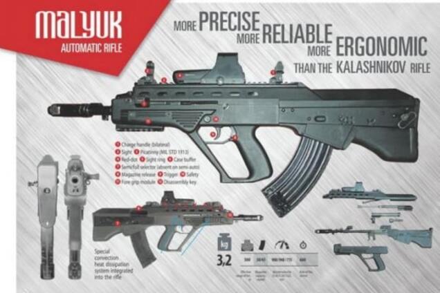 Мало не покажется: Украина начинает выпуск нового автомата 'Малюк'