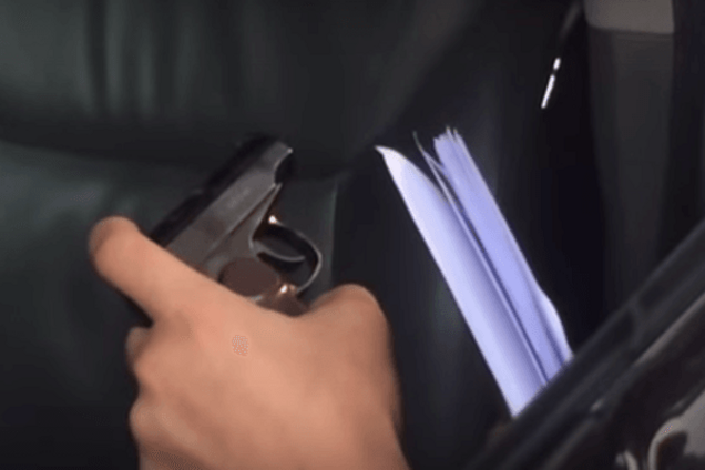 В машине Мосийчука нашли оружие: видео обыска
