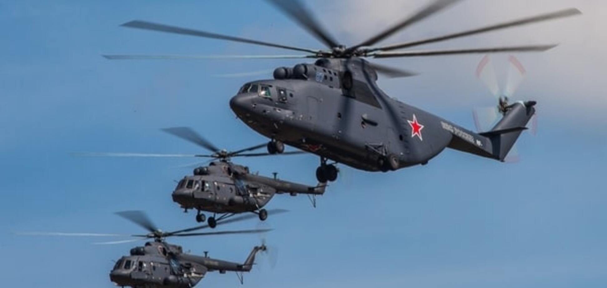 В Сирии засекли военные вертолеты России - Reuters