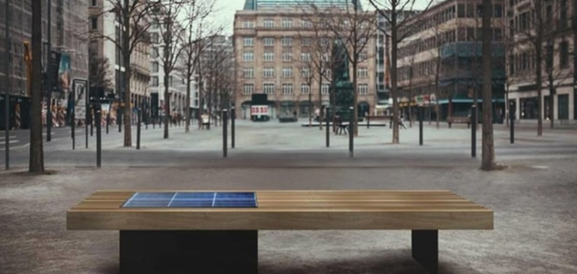 В Киеве появятся скамейки с подзарядкой за 15 тысяч гривен