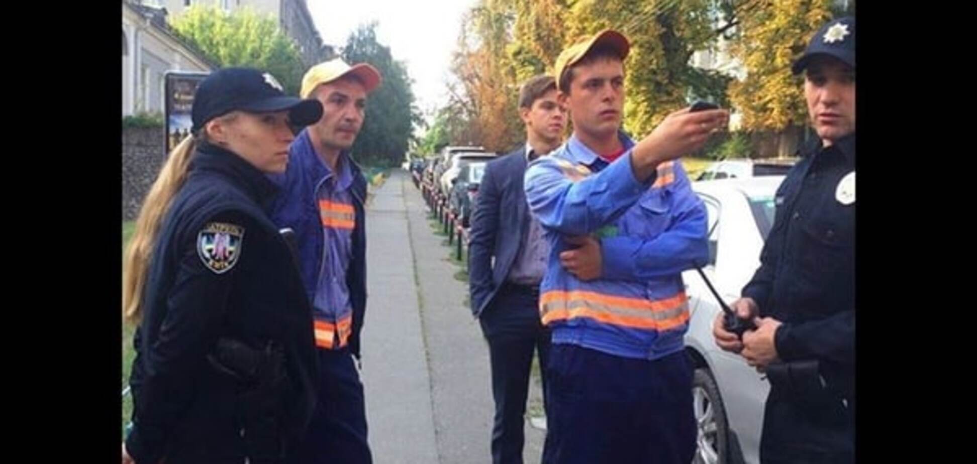 В Киеве полиция задержала агрессивного парковщика