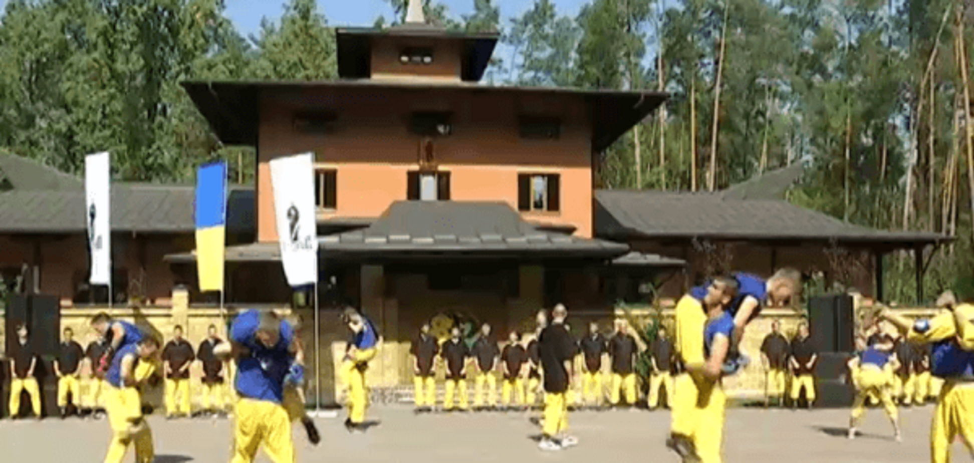 Под Киевом появился китайский храм в стиле Шаолинь: видеофакт