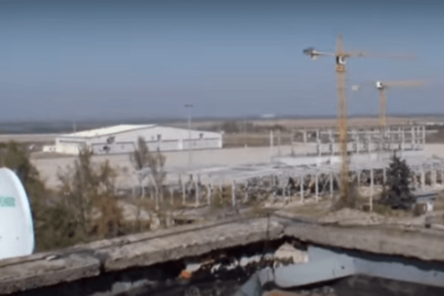 Террористы 'засветили' свой наблюдательный пункт на Донетчине: видеофакт