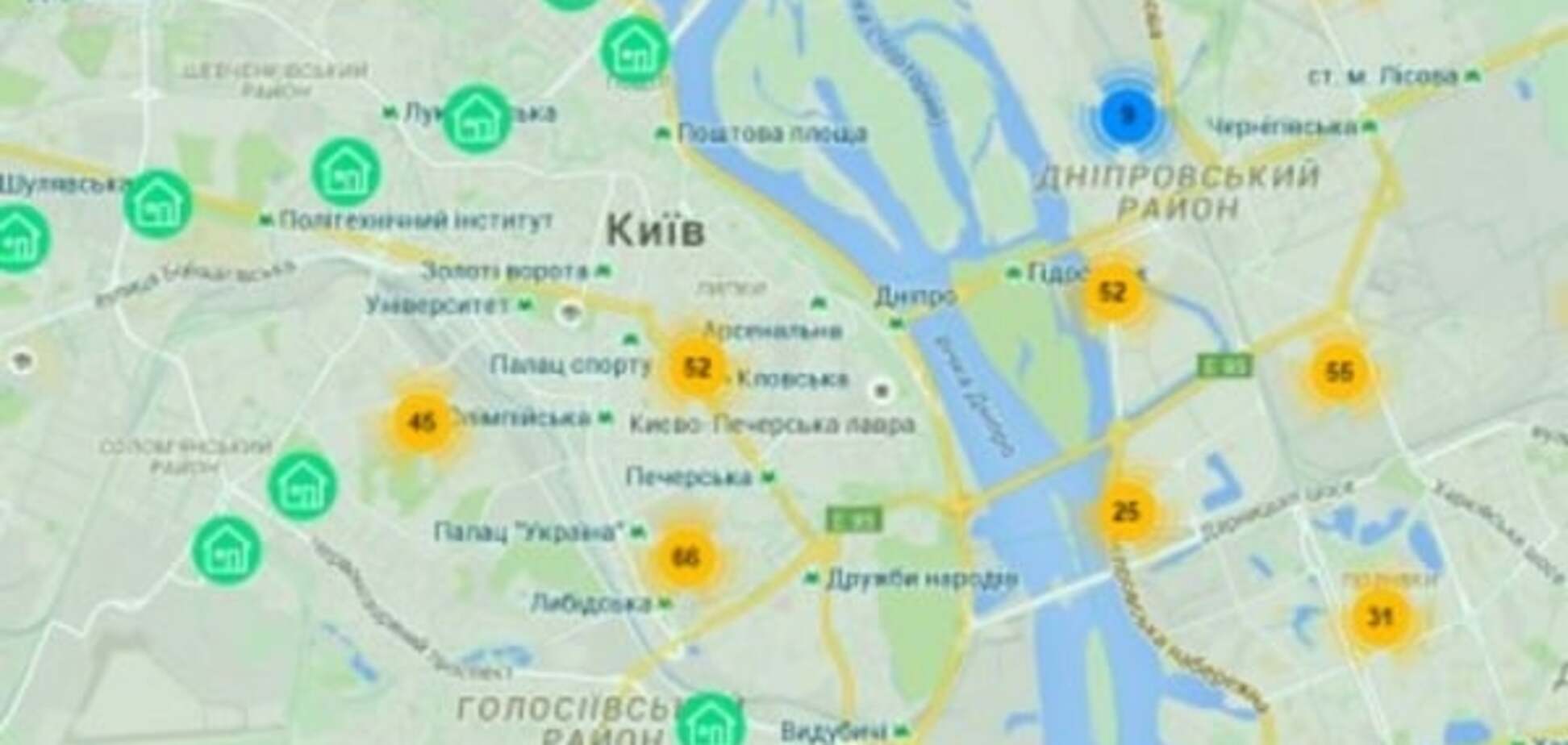 У Києві ввели онлайн-карту для контролю за владою