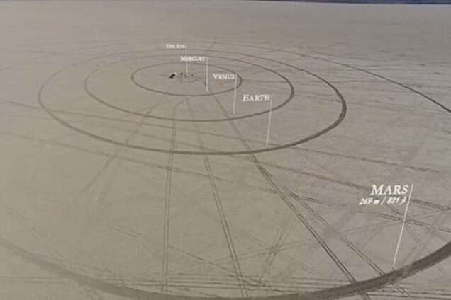 В пустыне США создали самую реалистичную гигантскую модель Солнечной системы: впечатляющие фото и видео