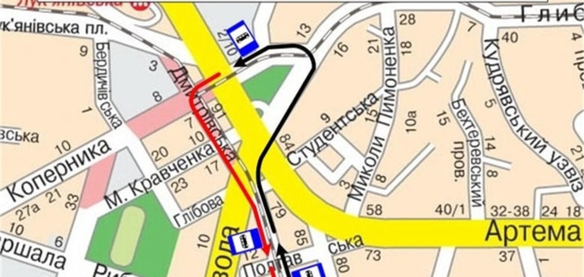 В Киеве временно закрыли два трамвайных маршрута