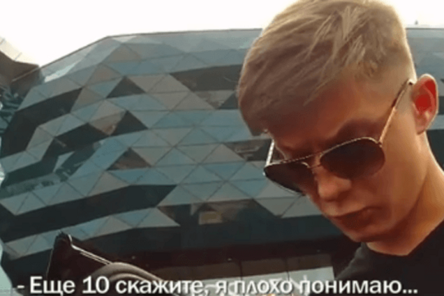 У Києві мажор на Porsche намагався переїхати поліцейського: відеофакт