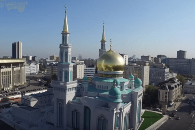 В столице 'русского мира' открыли крупнейшую в Европе мечеть:видеофакт