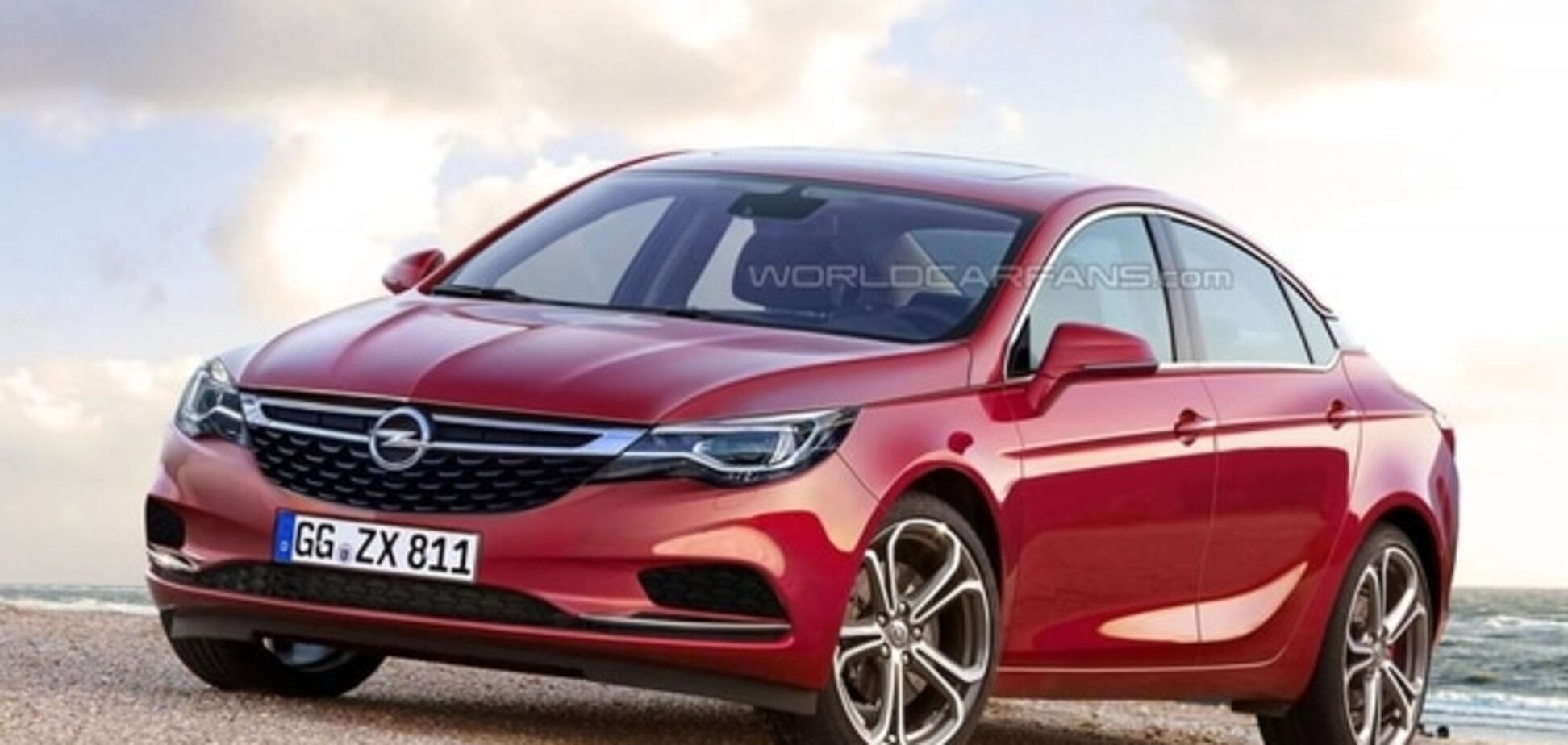 Автошпионы нарисовали смелый образ для нового Opel Insignia