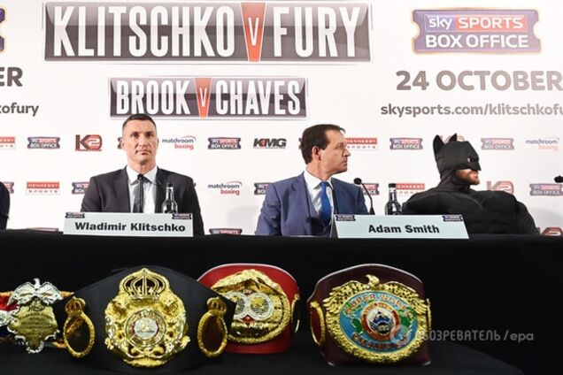 Кличко объяснил, зачем Тайсон устроил на пресс-конференции клоунаду